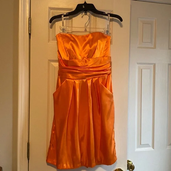 Orange Formal Dress | Color: Orange | Size: 8 | Akorba27's Closet